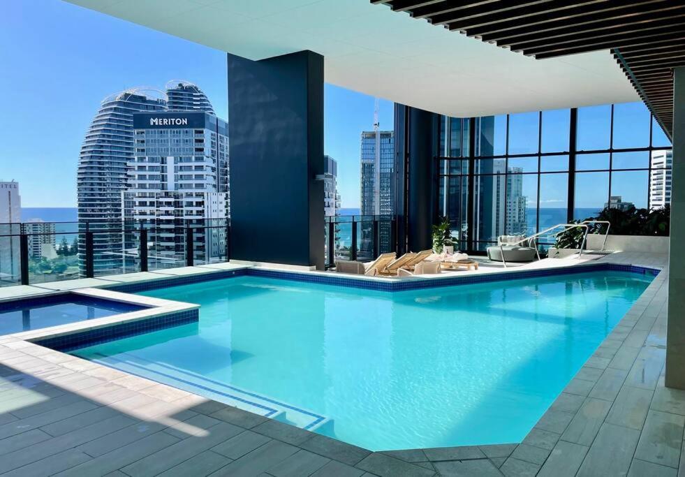New Impressive 180° River View 1 Bed Apt With Pool 47F Apartment Gold Coast Exterior foto